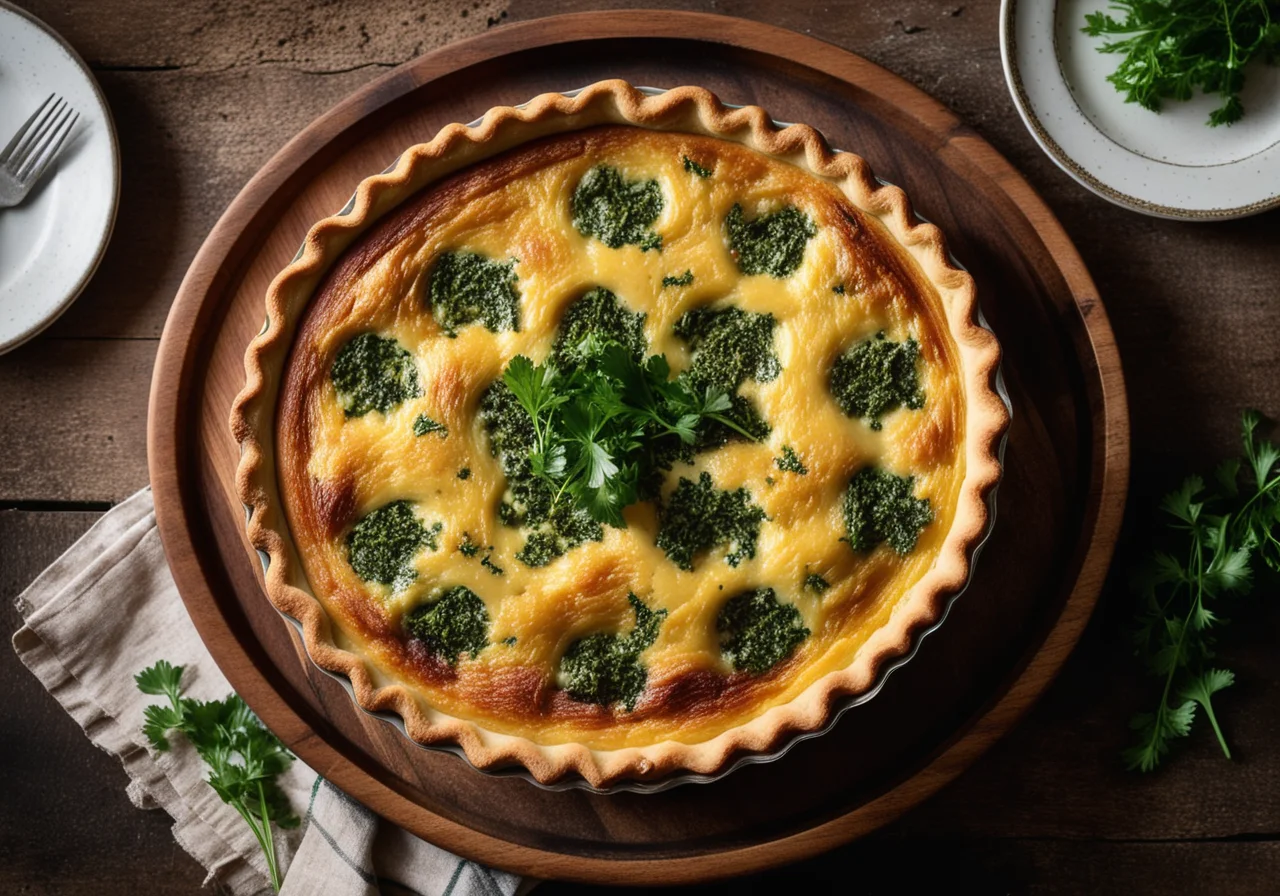 Porcini Potato Quiche