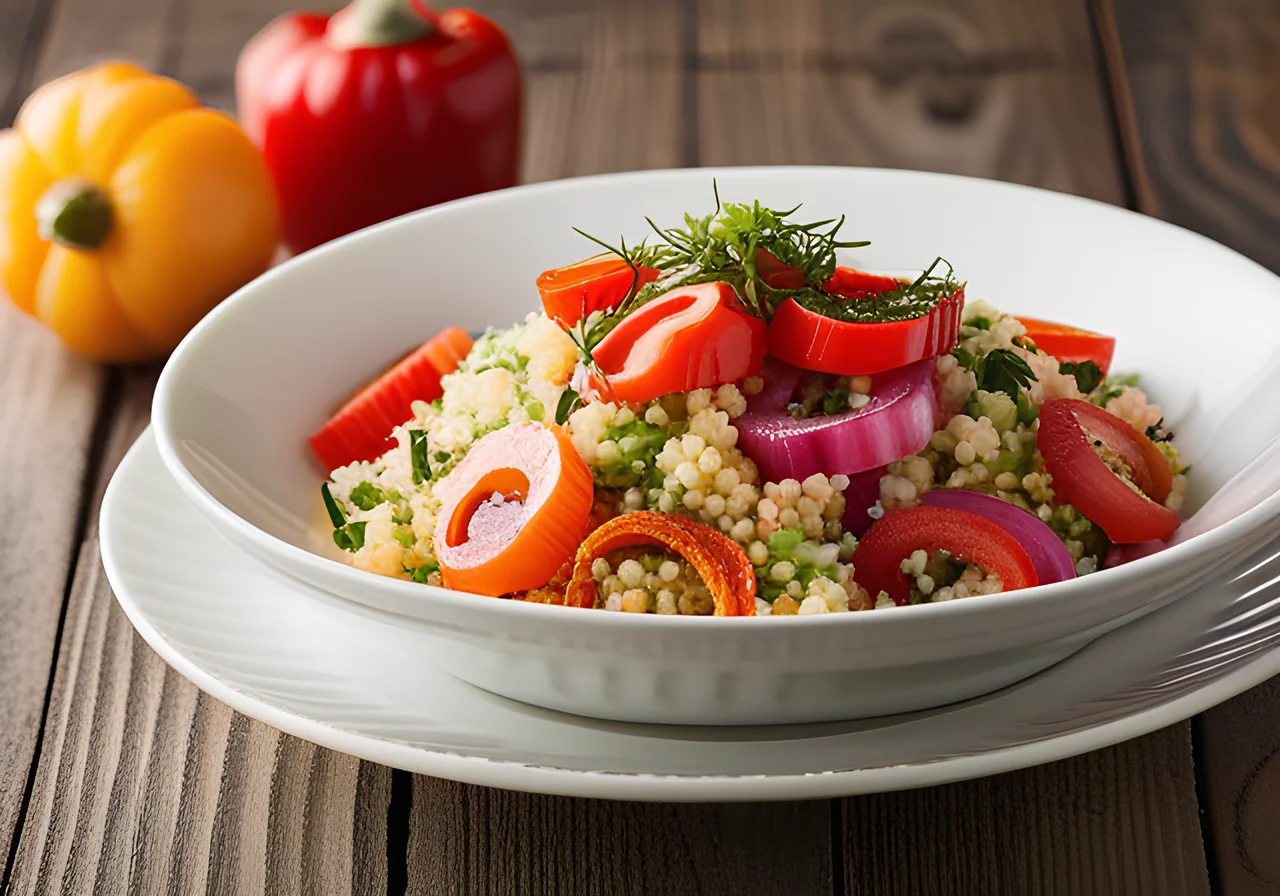 Couscous Salad with Bell Pepper