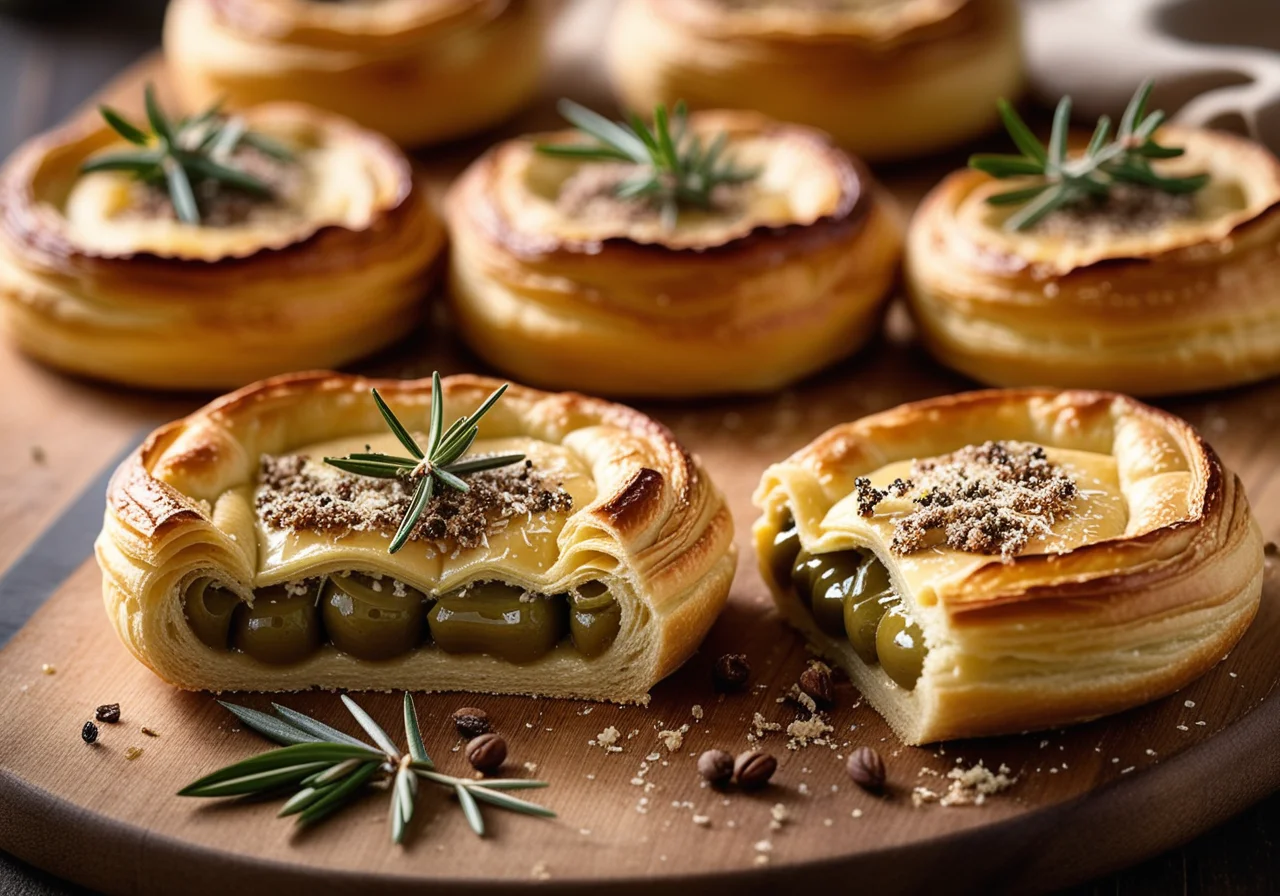 Shortcrust Olive Rolls