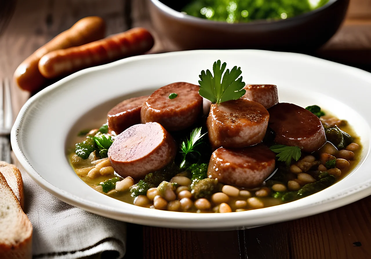 Lentil Stew with Sausages