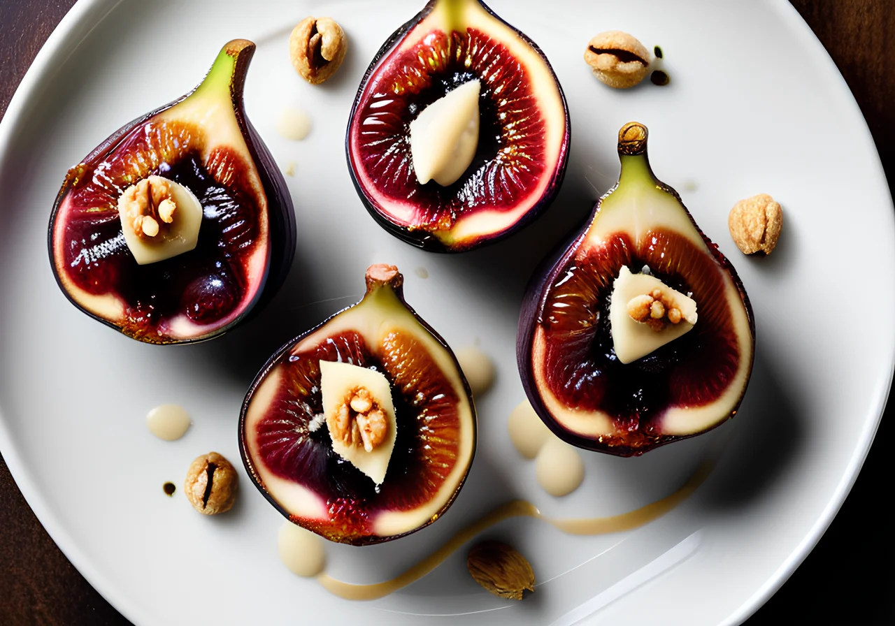 Roasted Figs with Grana Padano