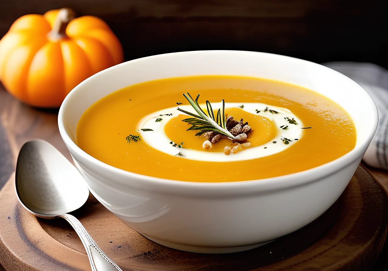 Creamy Butternut Squash Soup with Potatoes