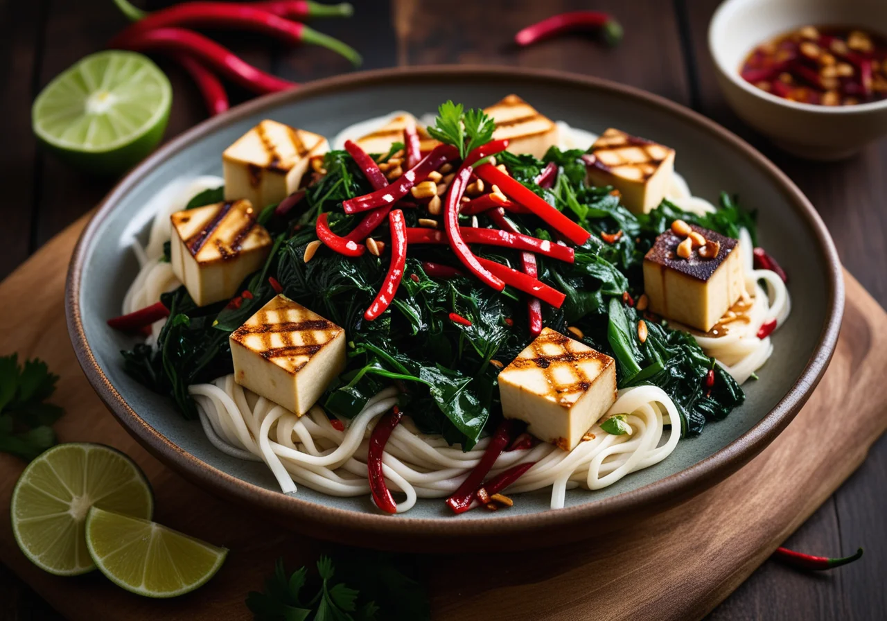 Mandolin Noodles with Tofu