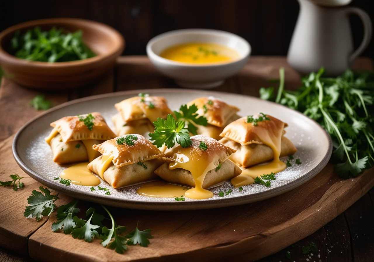 Kalbfleisch Maultaschen