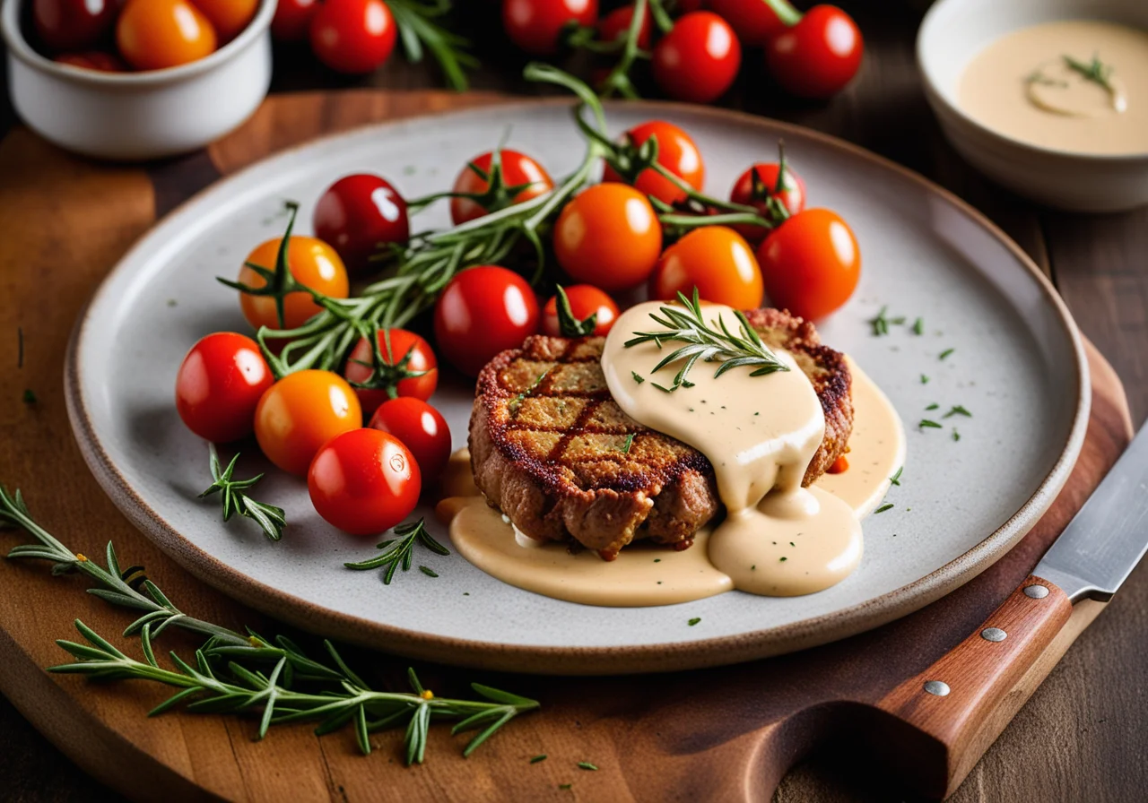 Veal with Mustard Sauce