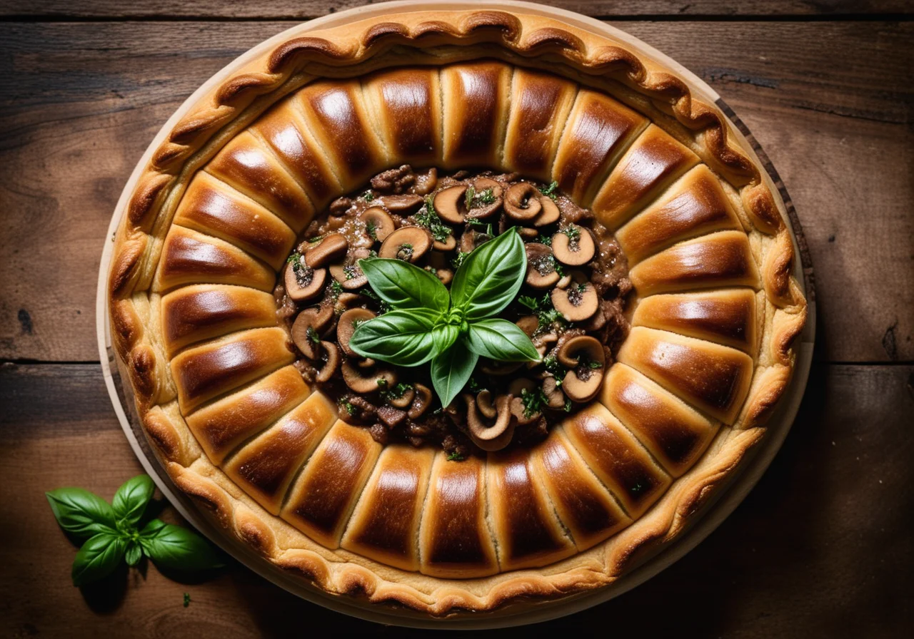 Veal Ragout with Puff Pastry Tarts