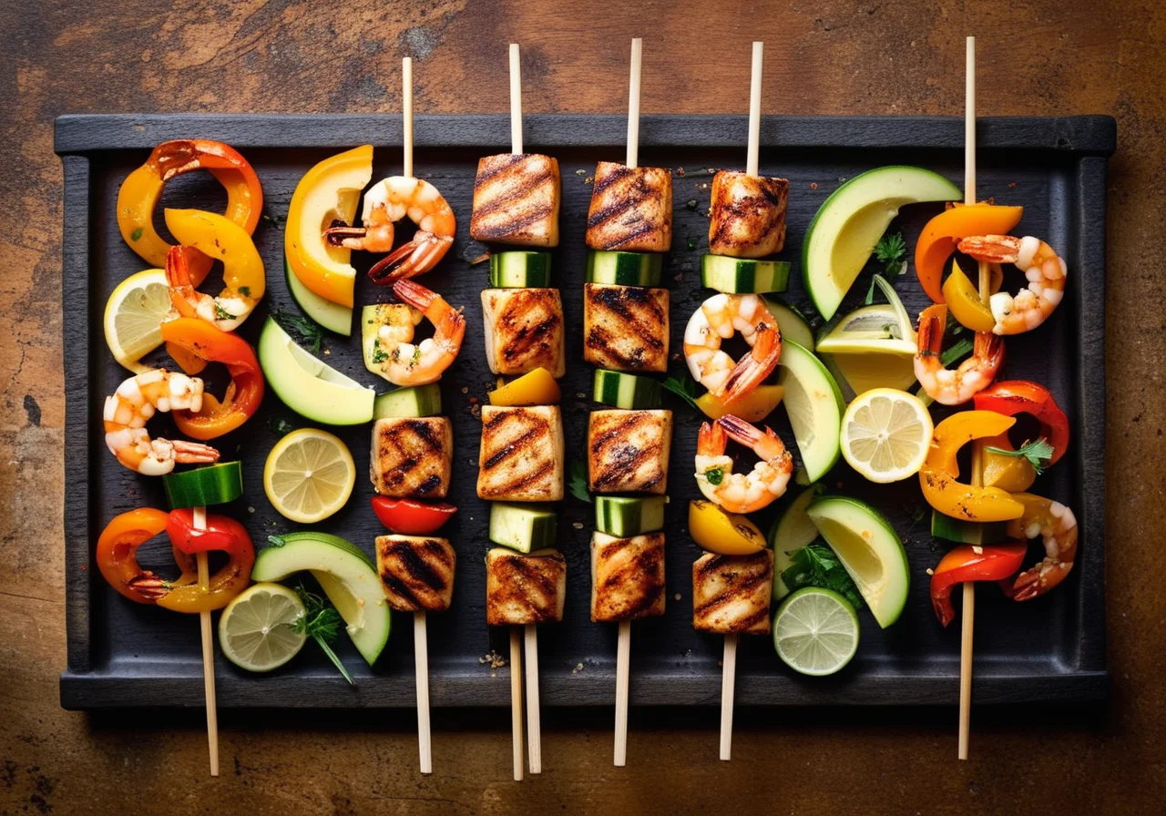 Colorful Skewers