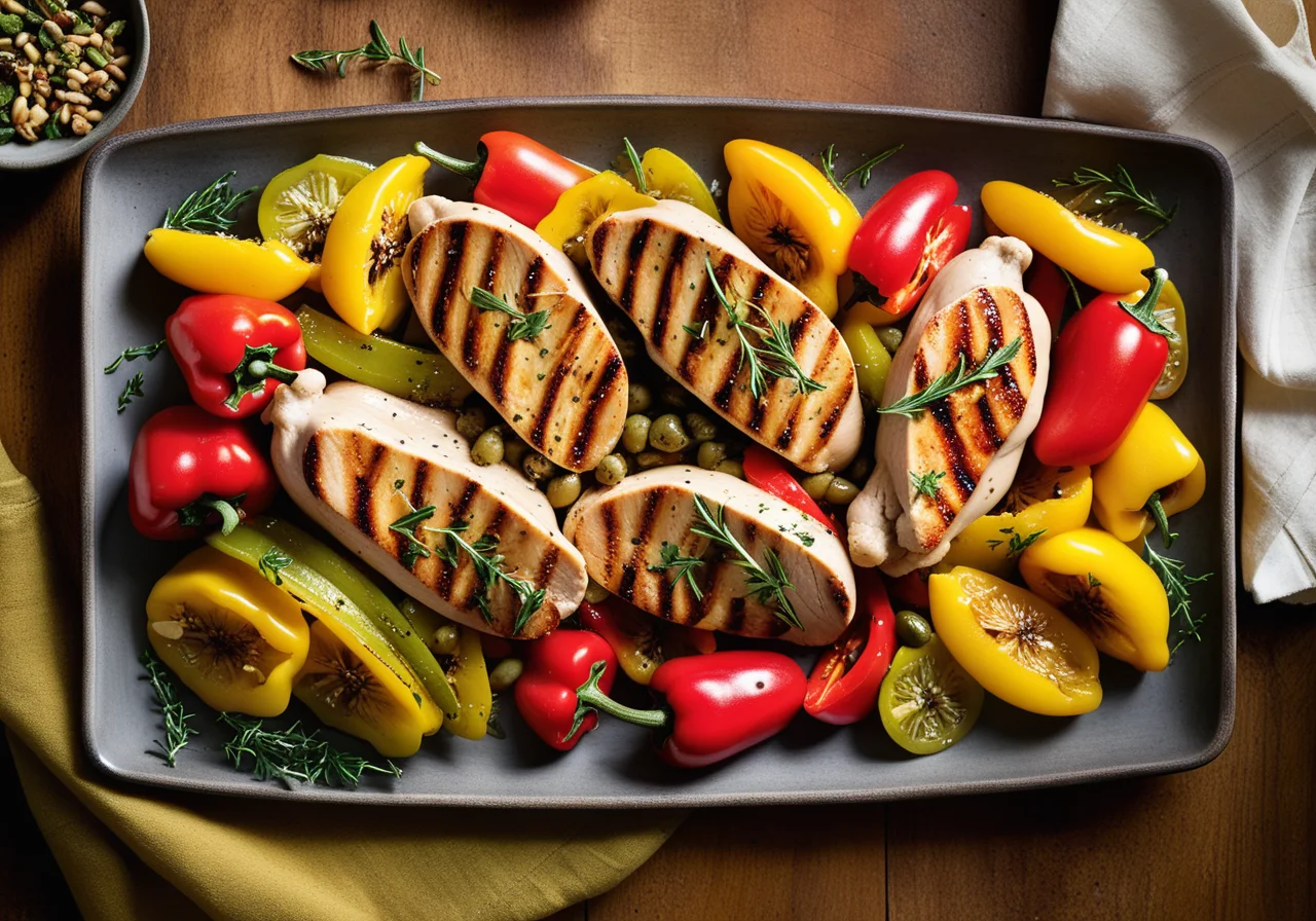 Lemon Chicken with Vegetables