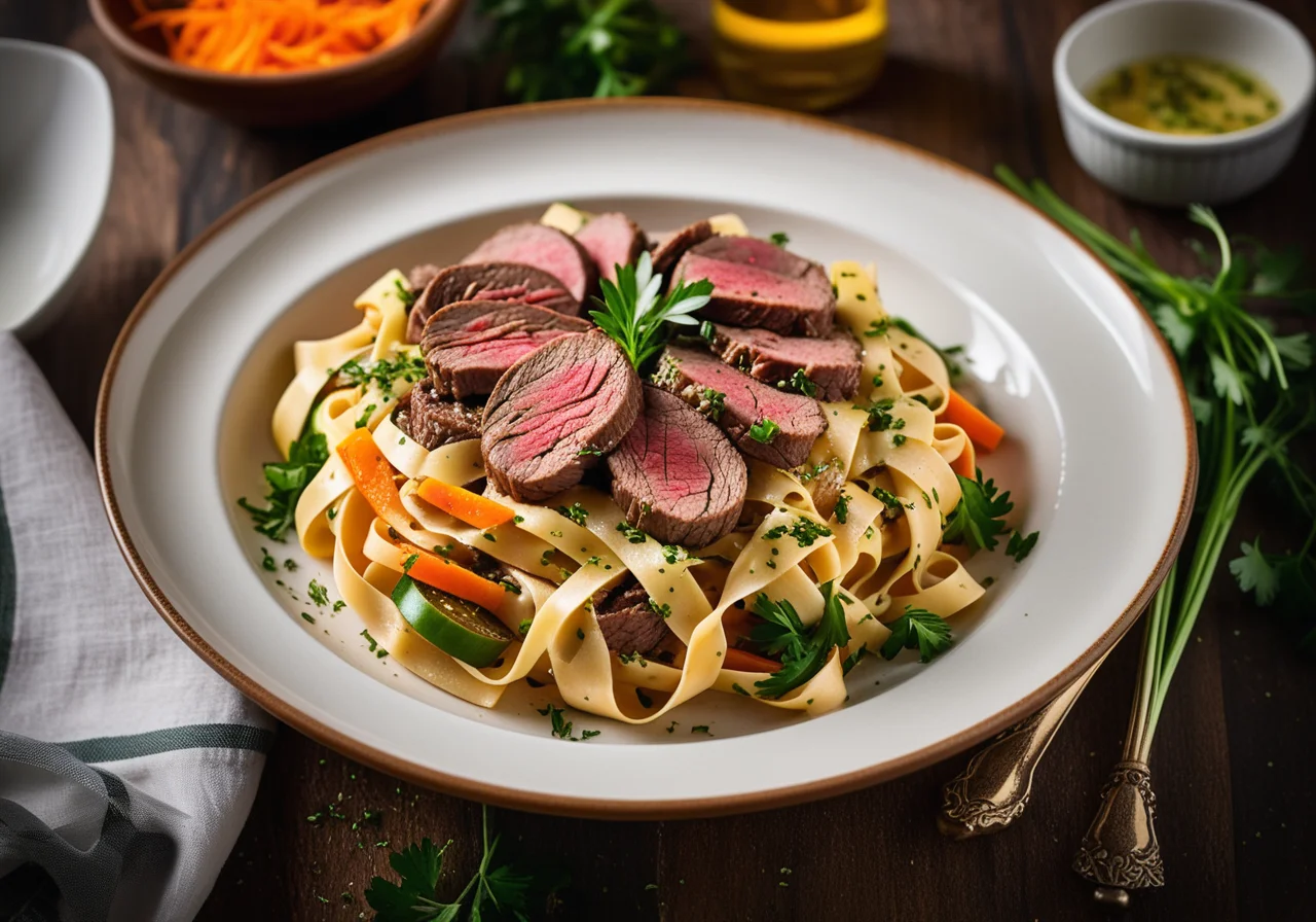 Tagliatelle with Beef