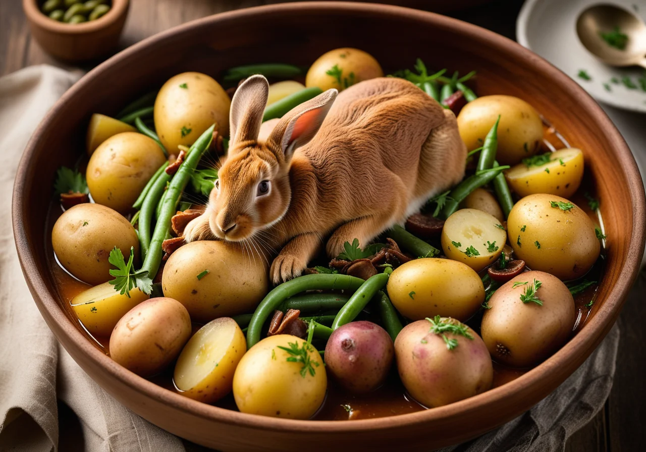 Rabbit Ragout with Vegetables