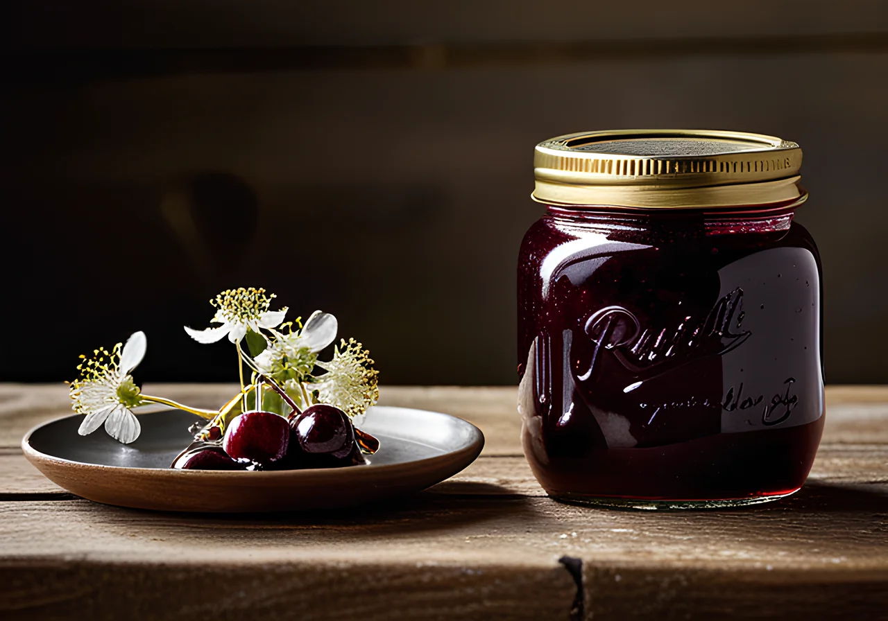 Cherry Elderflower Jam