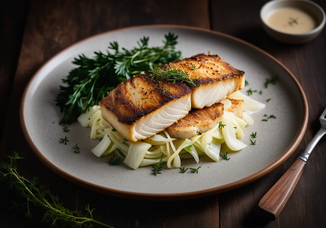 Zanderfilet mit Kohl
