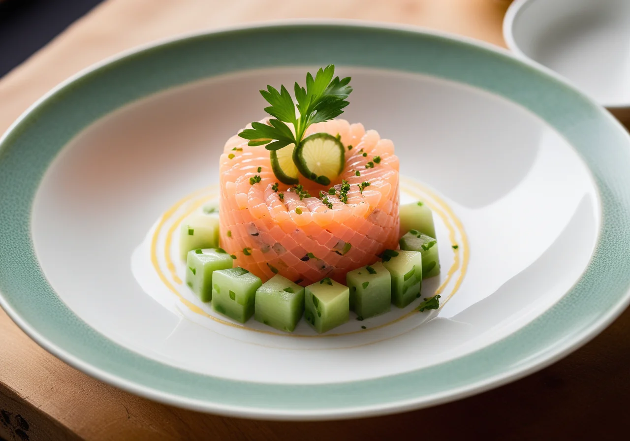Lemon Salmon Tartare