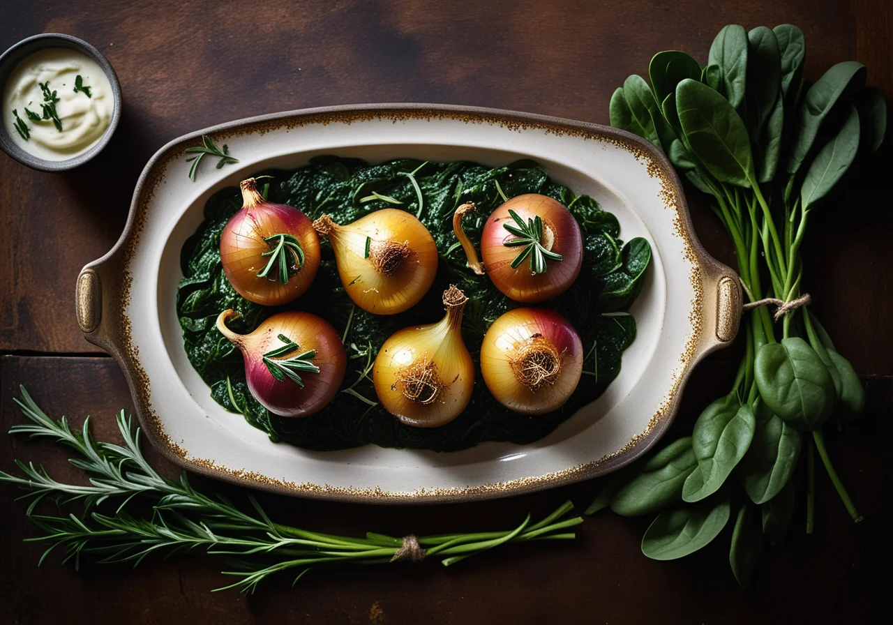 Baked Onions with Herb Filling