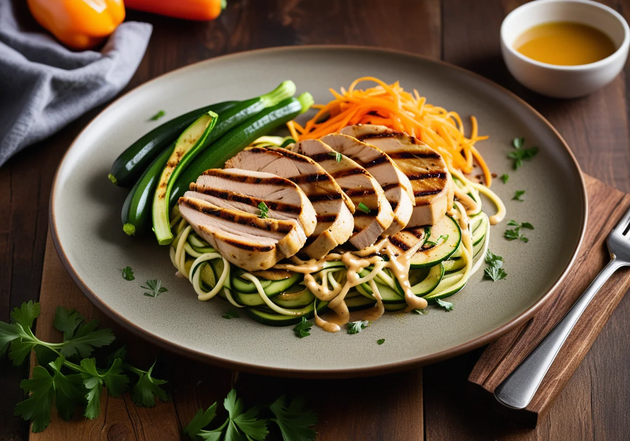 Stuffed Chicken Breast with Vegetables