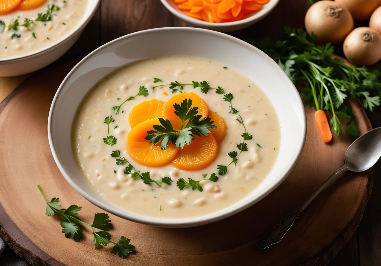 White Bean Soup with Cornbread