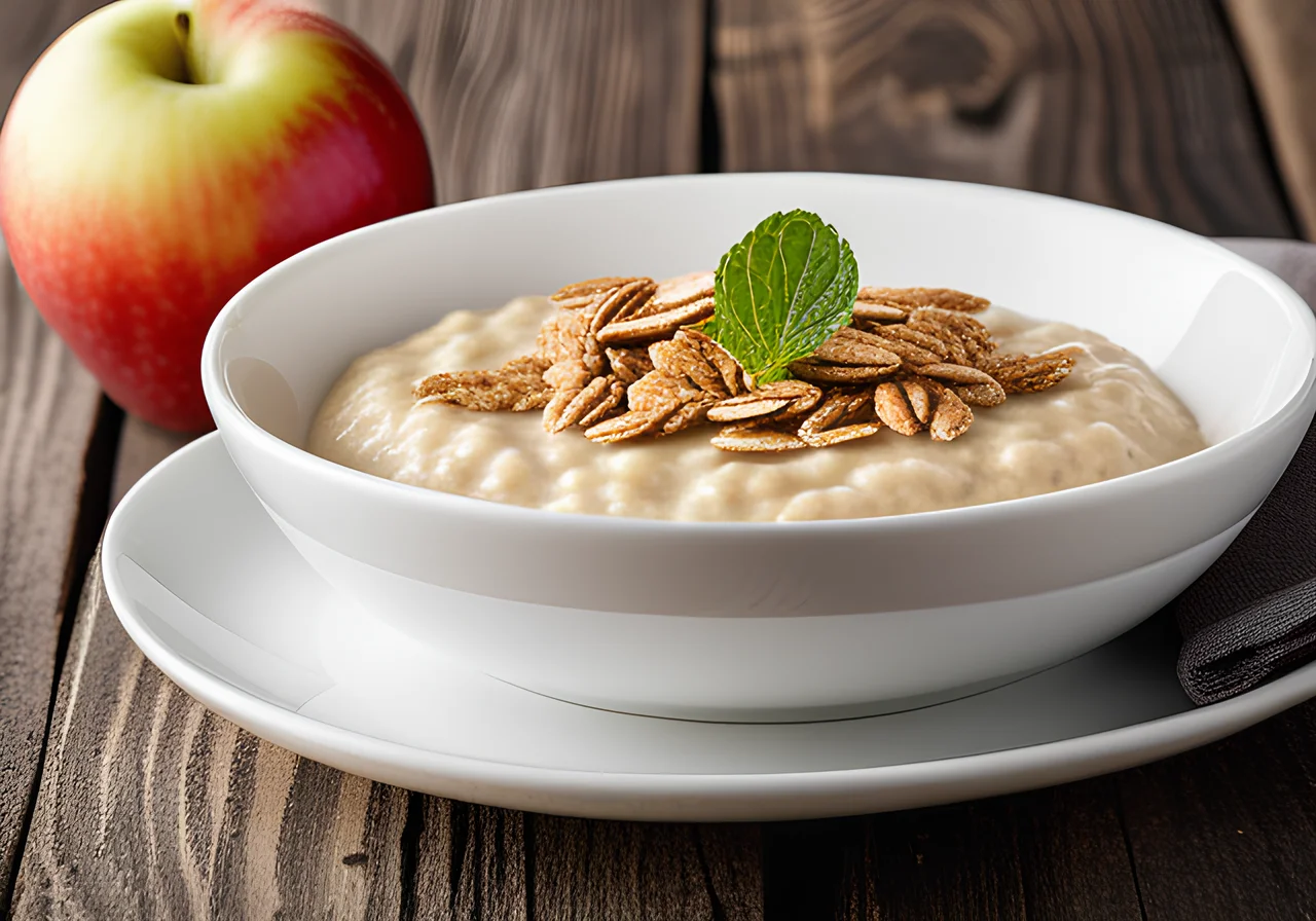 Apple Puree with Oatmeal