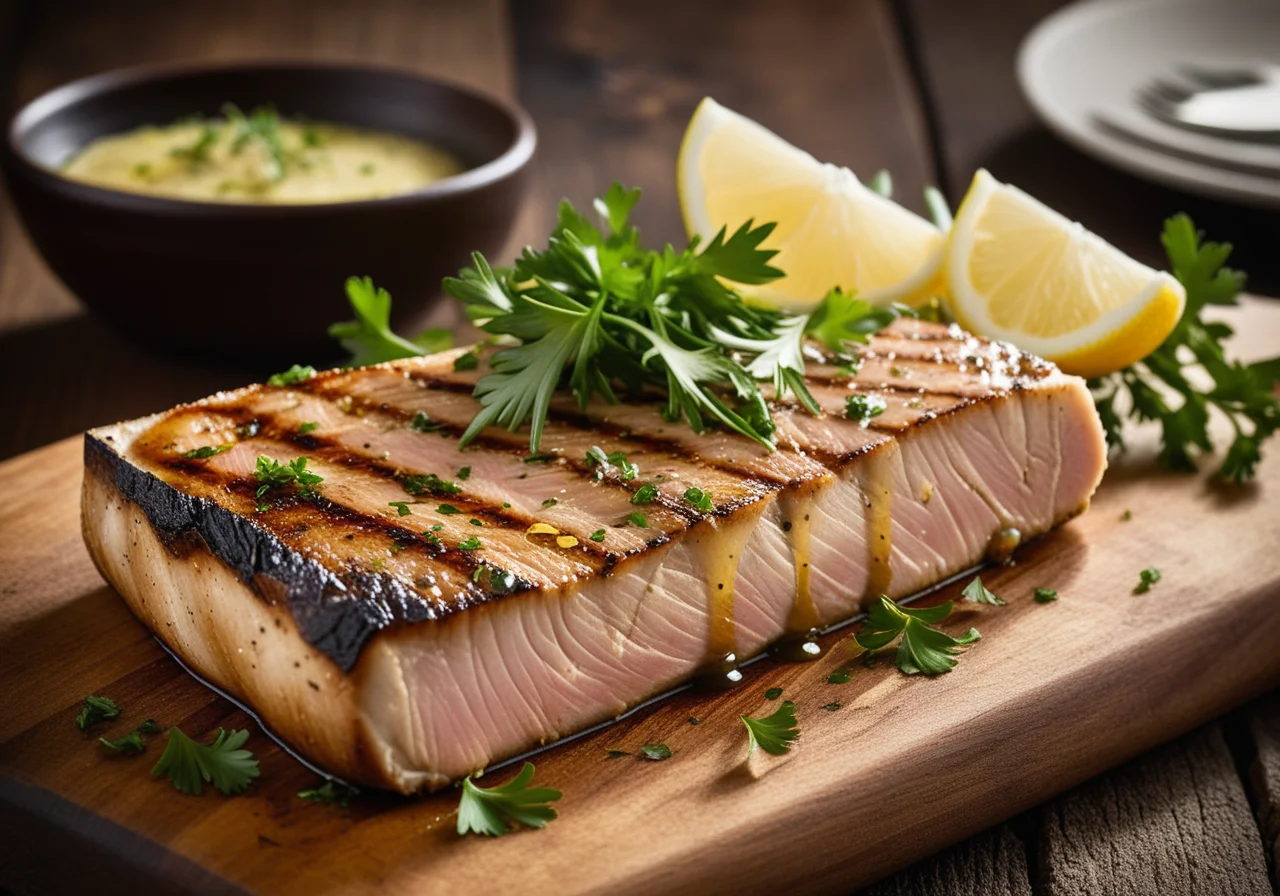 Marinated Baked Swordfish