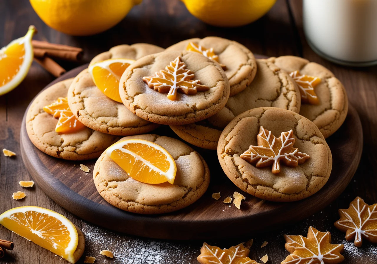 Terrassenkekse with Ginger Marmalade