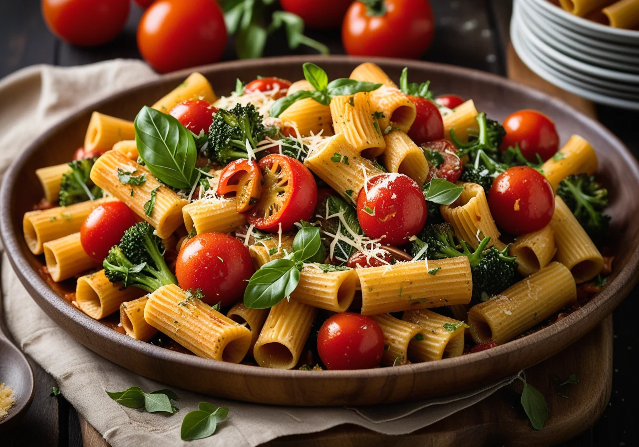 Pasta with Vegetable Sauce