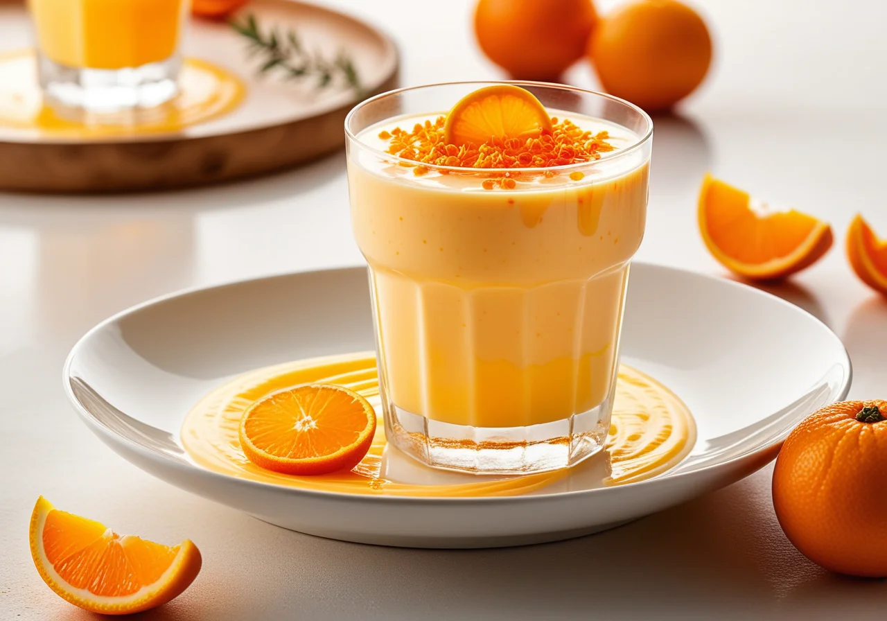 Orange Juice with Yogurt