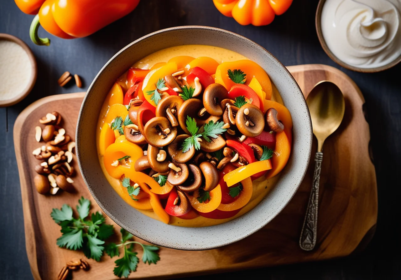 Vegetarian Curry with Colorful Vegetables