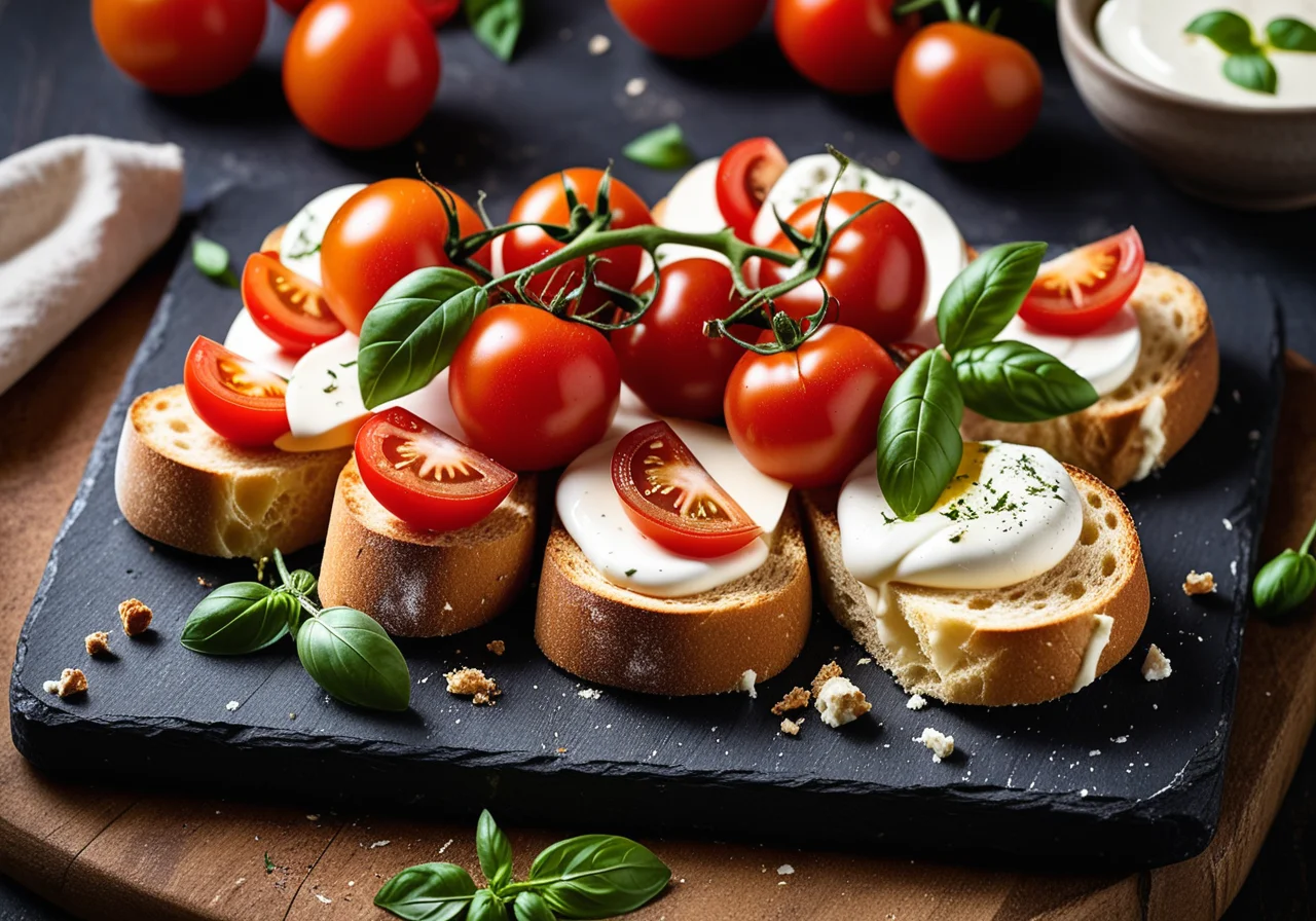 Roasted Bread with Garlic Aroma
