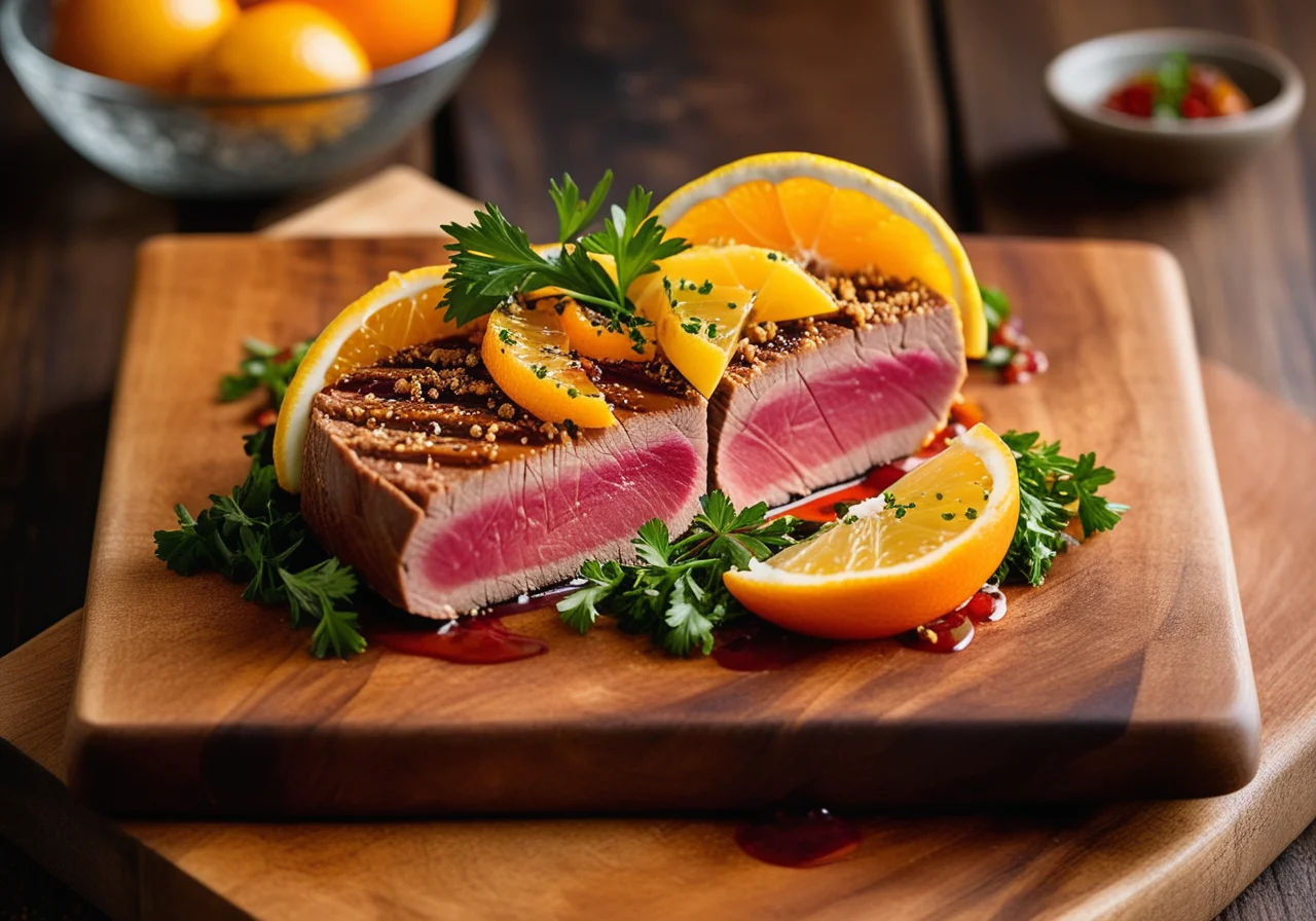 Tuna with Citrus Sauce