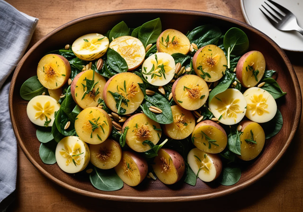Potato Salad with Leafy Greens