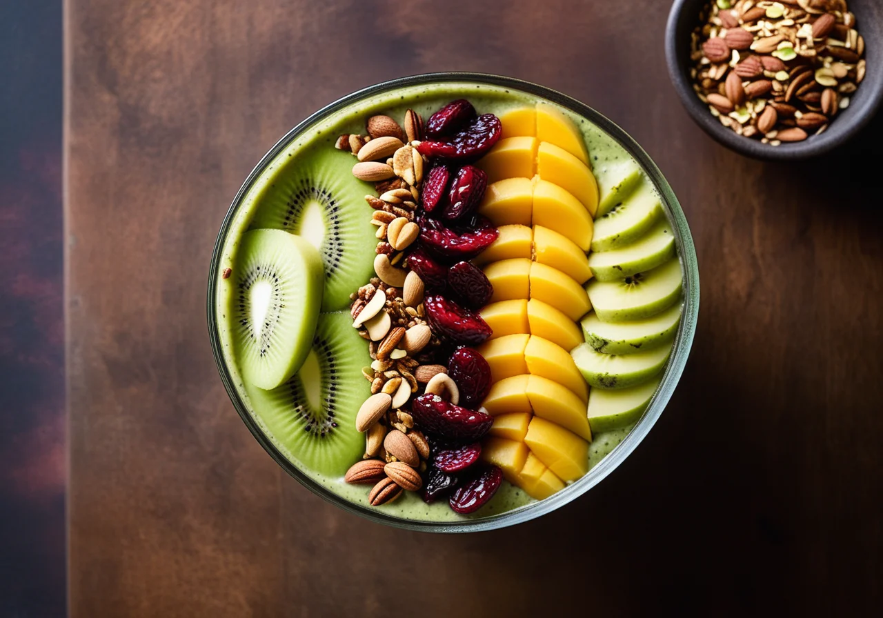 Mango Smoothie Bowl with Kiwi
