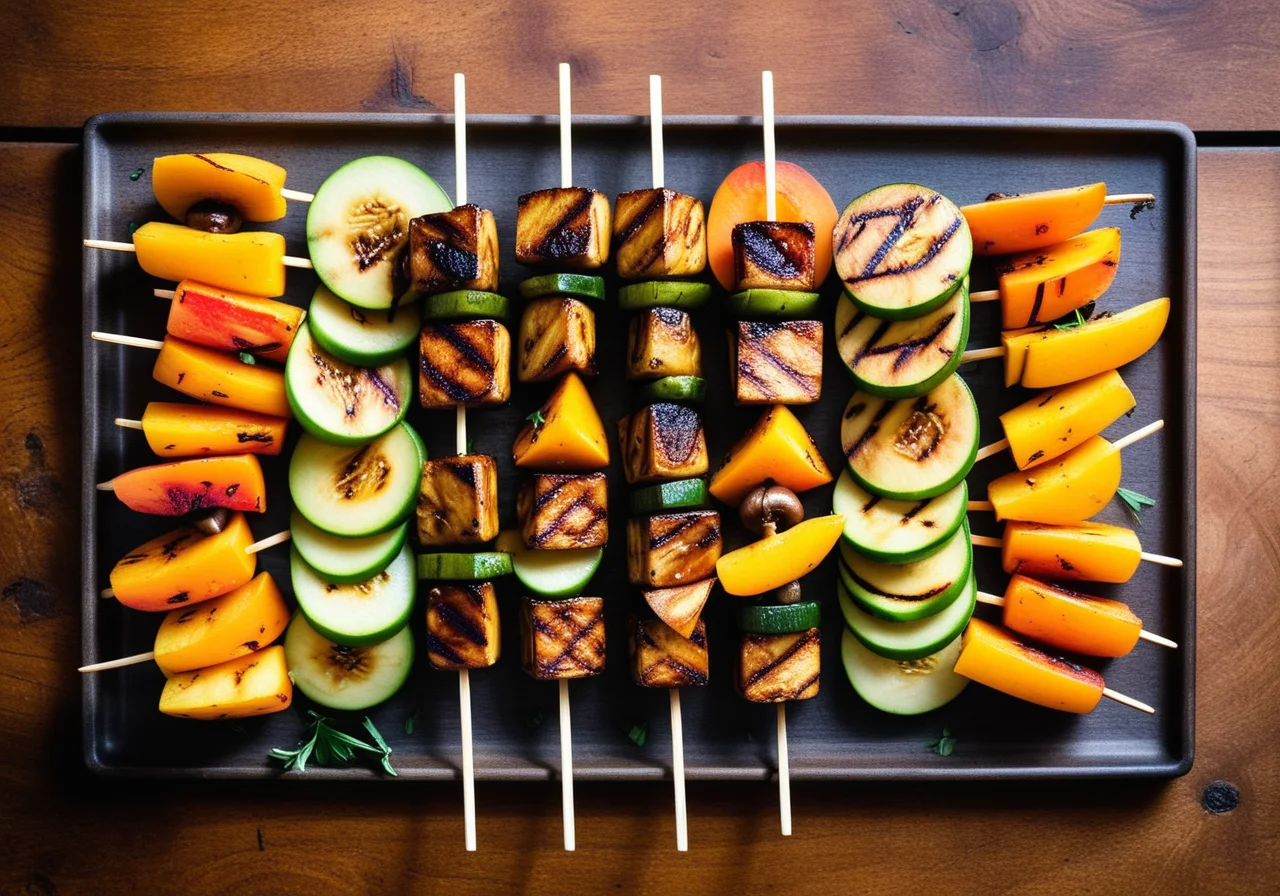 Savory Fruit-vegetable Skewers