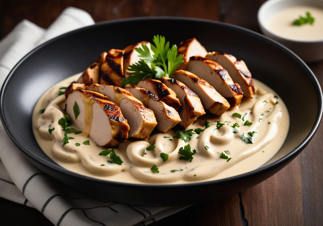 Chicken Breast with Cream Sauce