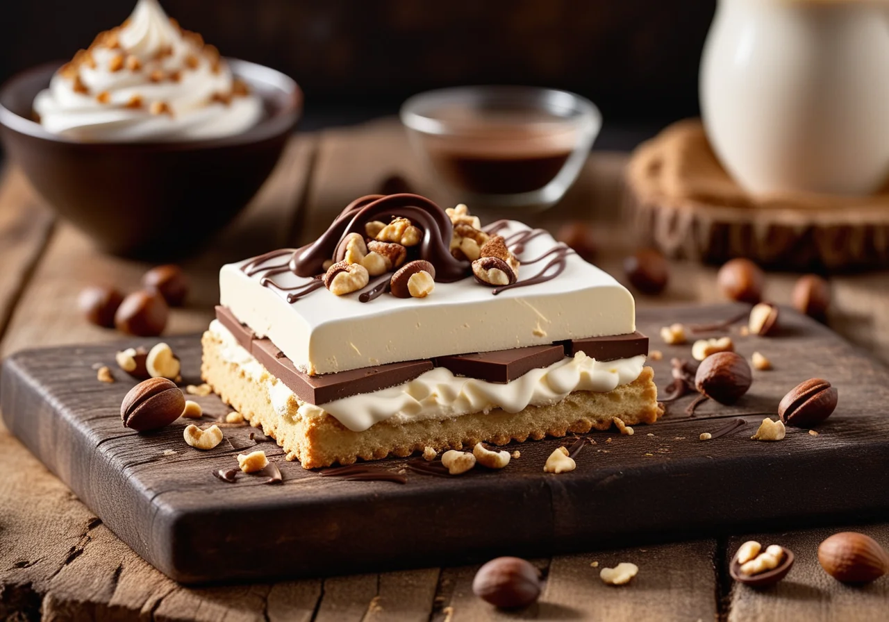 Hazelnut Biscuit Squares