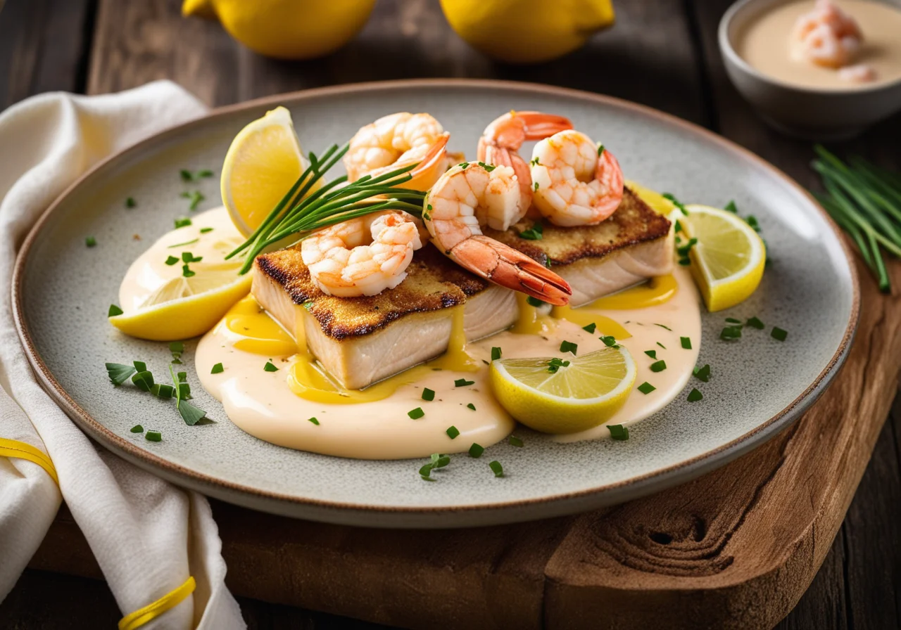 Pike Fillets with Shrimp Egg Mix