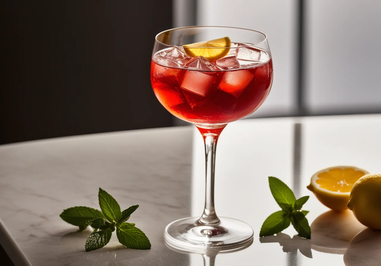 Anis-Grenadine Aperitif