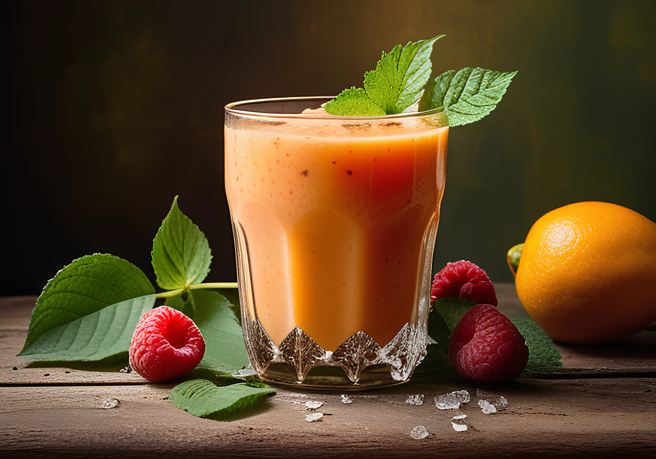 Papaya Orange Smoothie