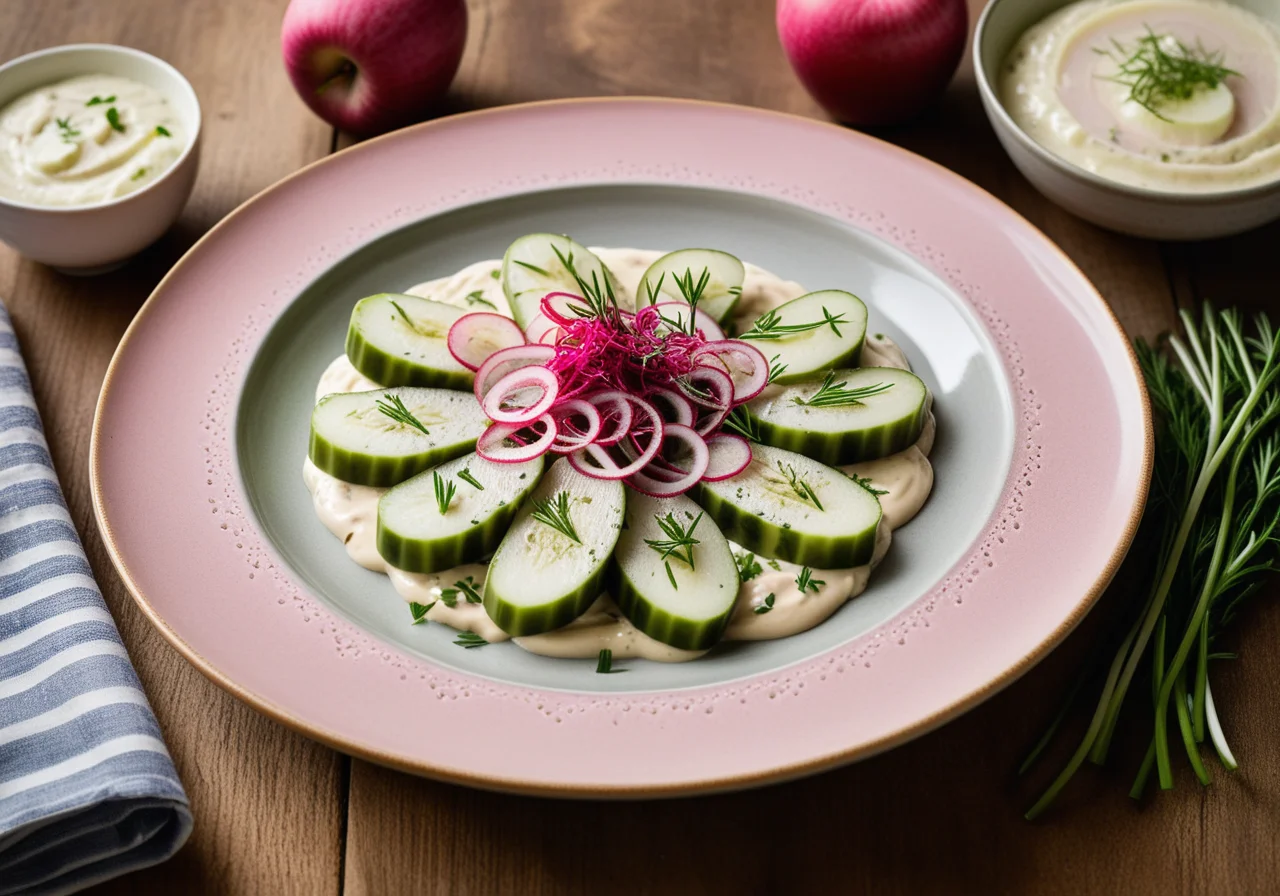 Herring with Radish Cream