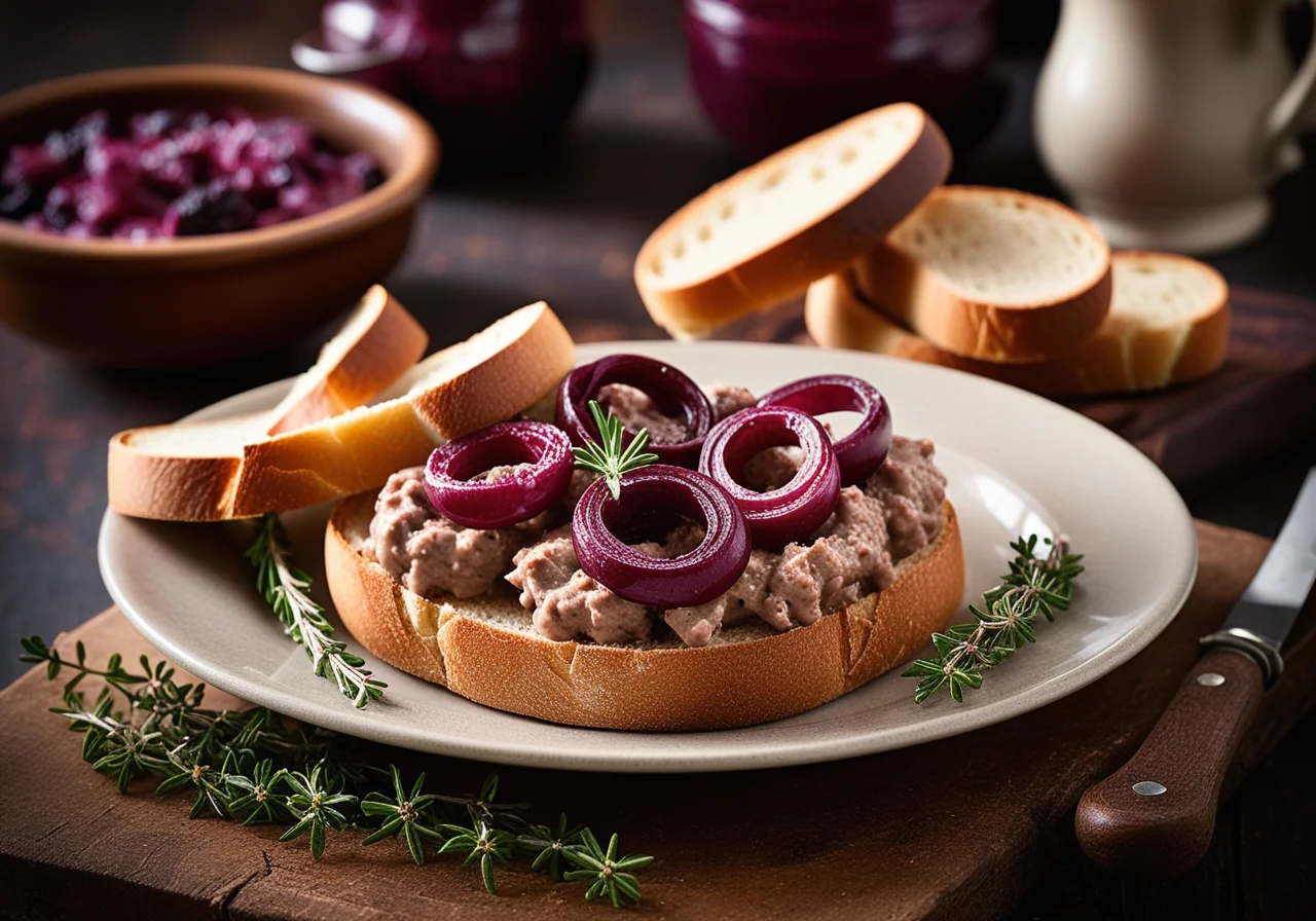 Bread with Liver Sausage