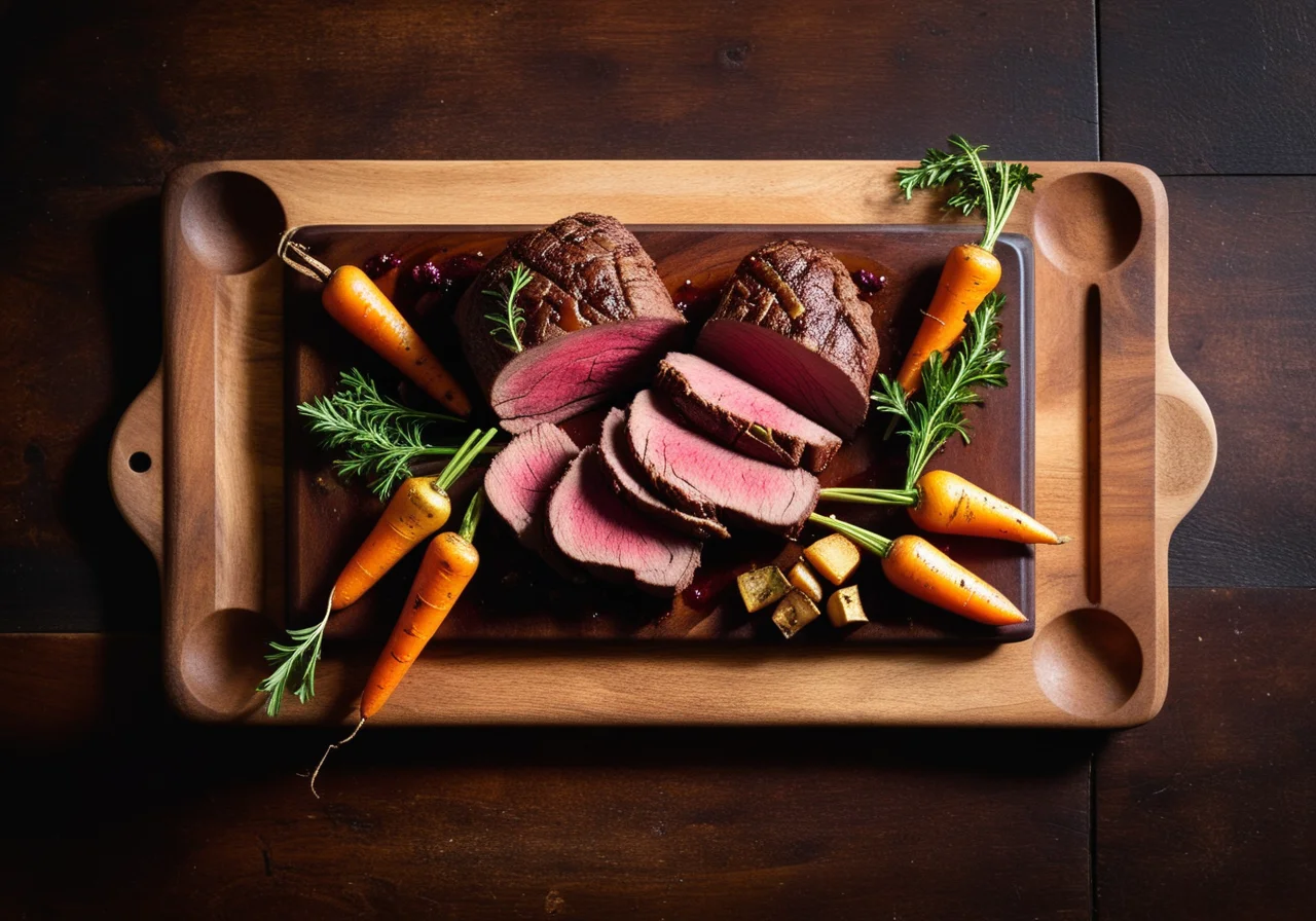 Roasted Venison Hindquarter