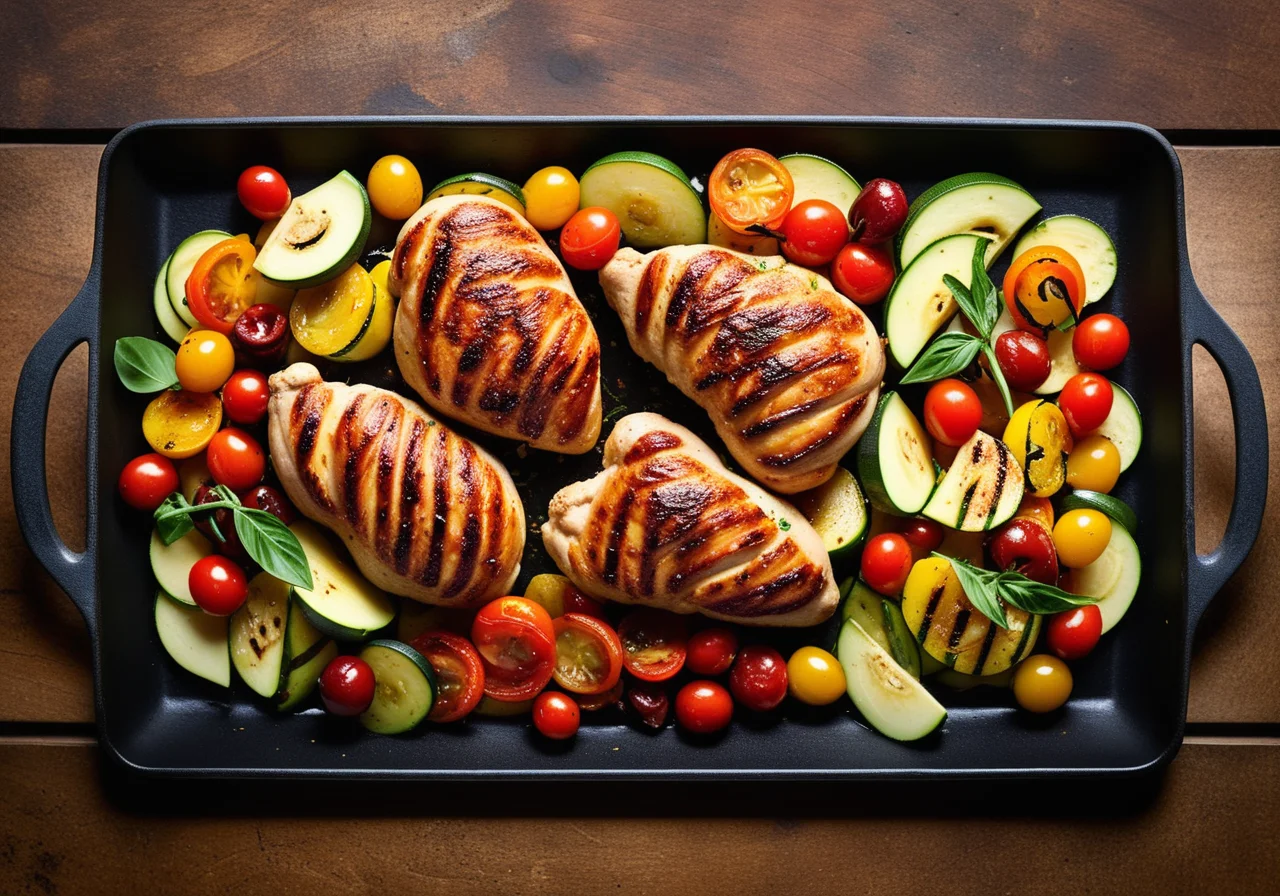 Chicken Skillet with Vegetables and Potatoes