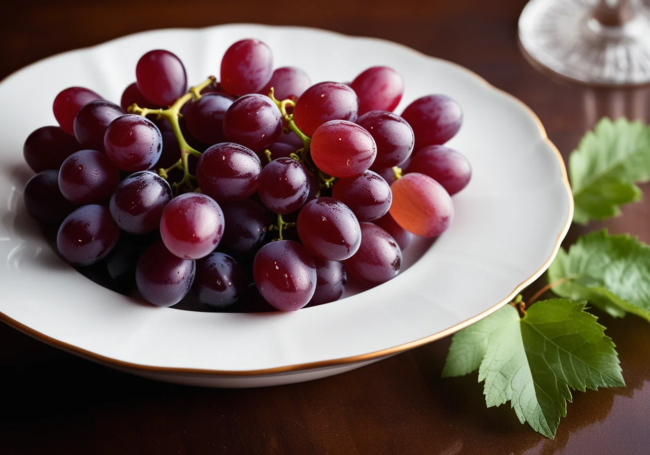 Glazed Grapes