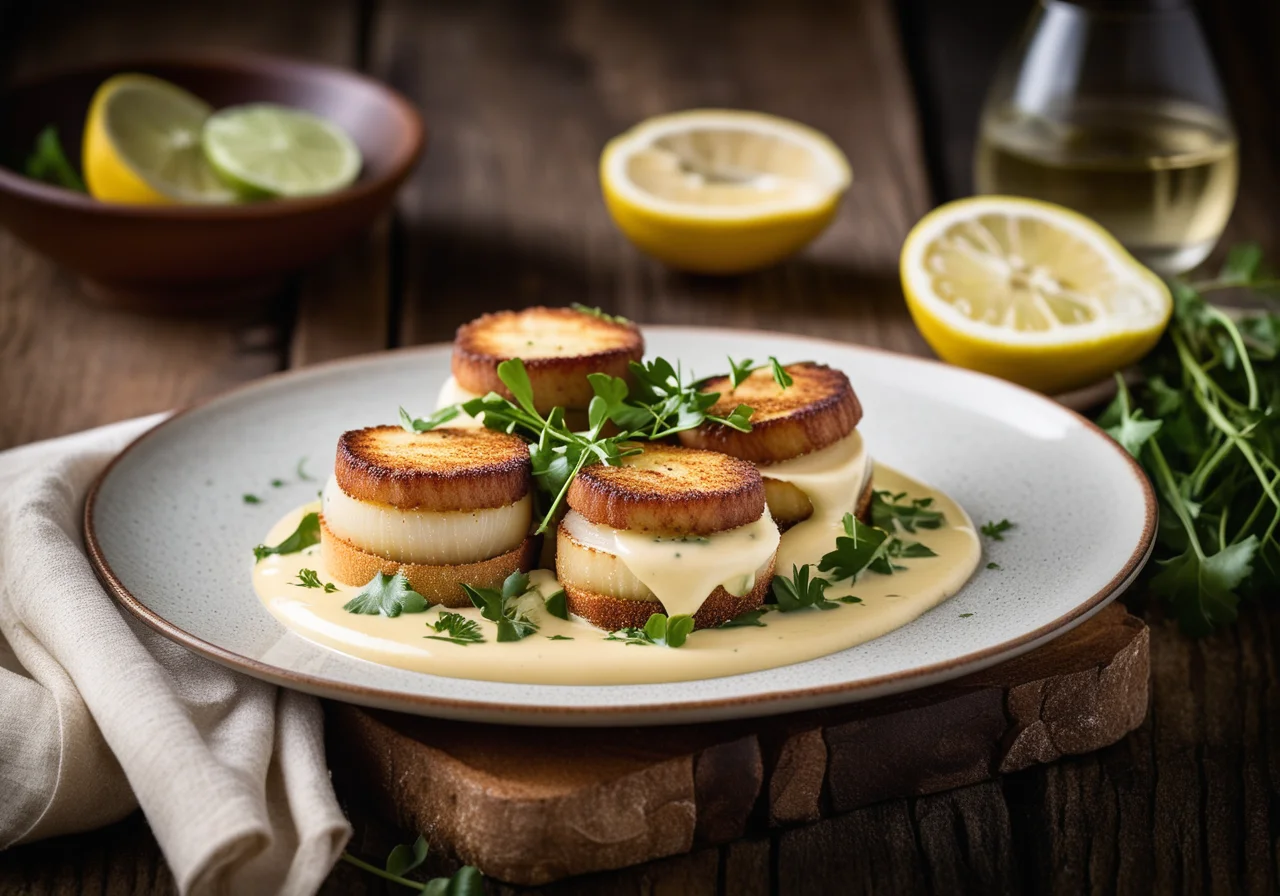 Scallop Croûtons