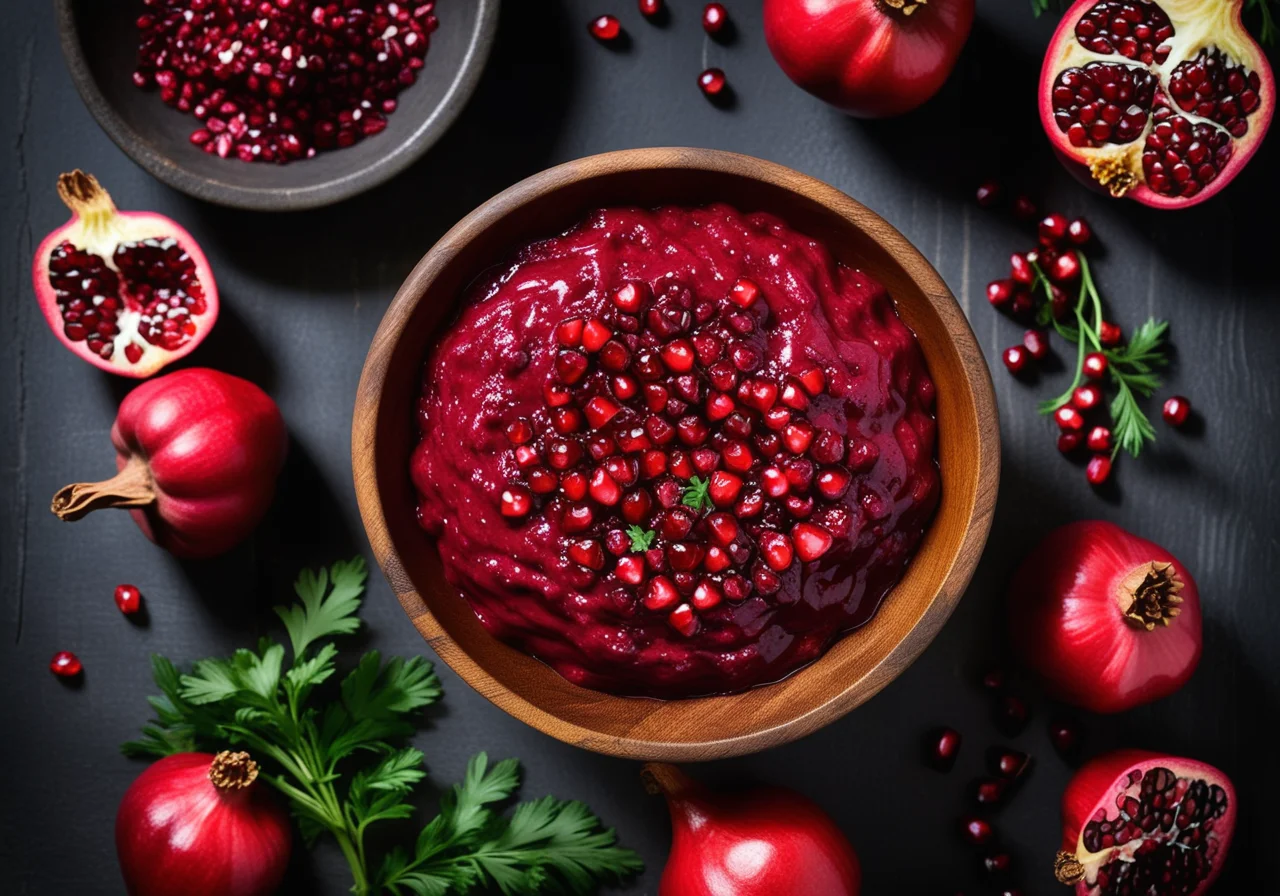 Paprika-Granatapfel-Paste Muhammara Style