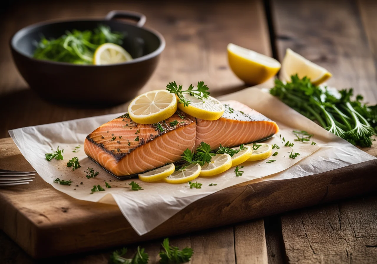 Lemon Salmon en Papillote