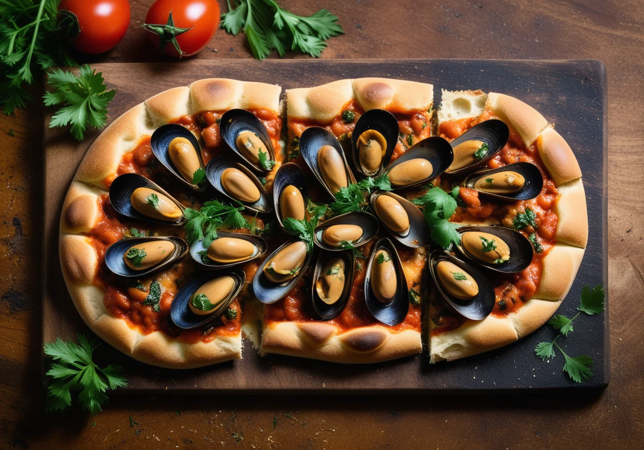 Mussels Pizza