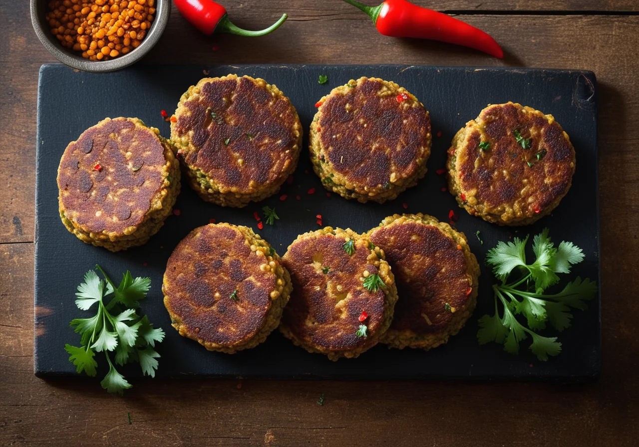 Grilled Lentil Patties