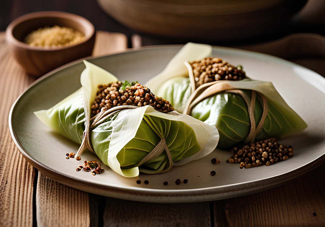 Cabbage Parcels with Quinoa