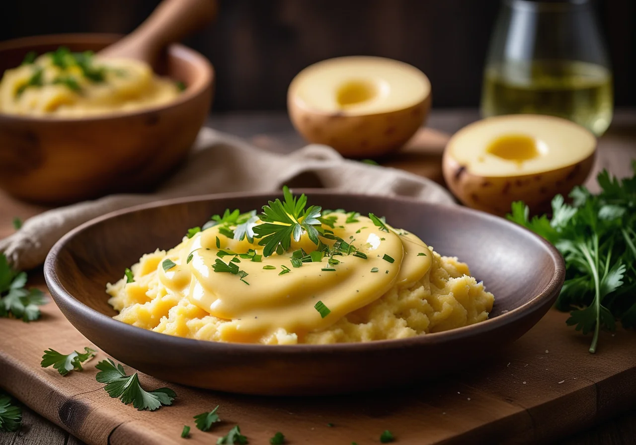 Potato Mash with Saffron
