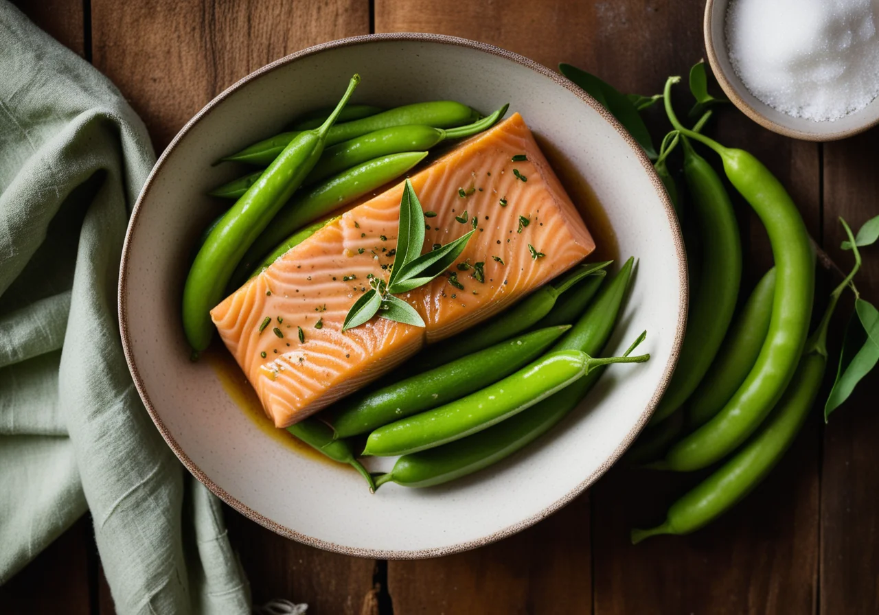 Salmon Packets with Vegetables