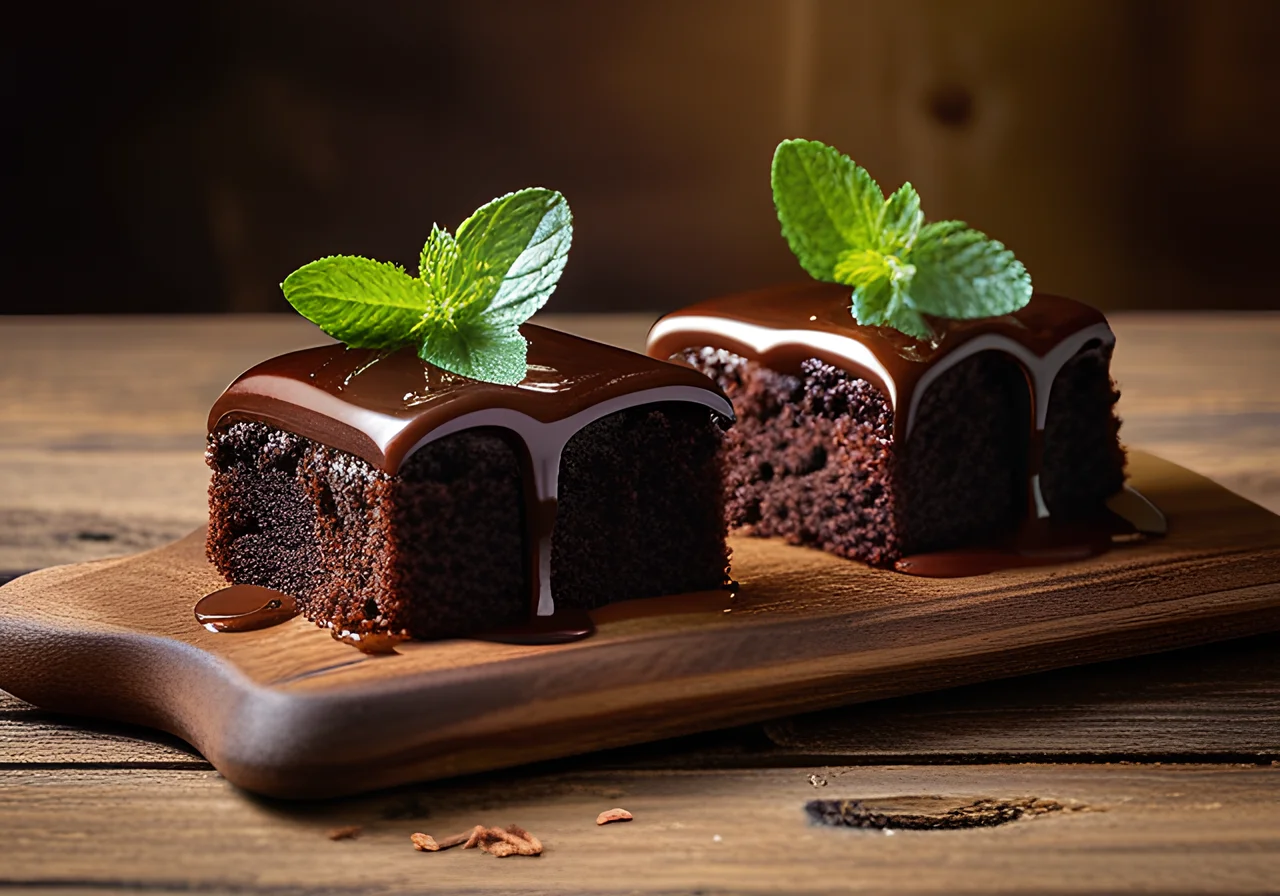 Mini Chocolate Cakes with a Liquid Center